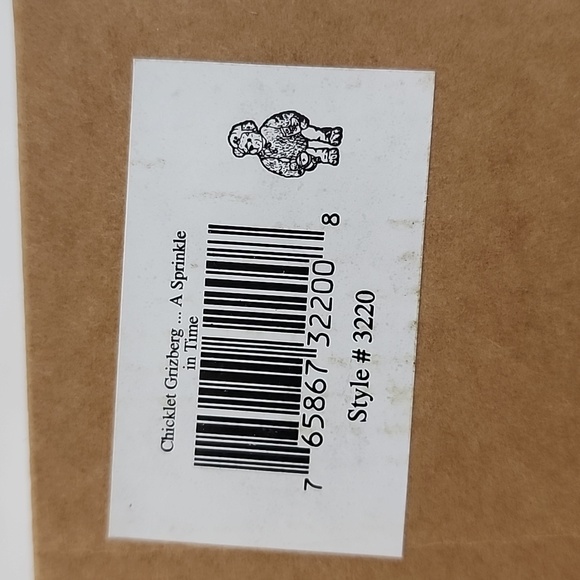 BNIB Boyds Bears The Shoe Box Bears Chicklet Grizberg A Sprinkle In TimeFigurine - Picture 13 of 16